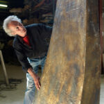Inspectie bij Bronsgieterij Borcherts, Sappemeer (2008) - foto John Stoel