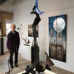 Met Maan Getorst in atelier, Den Andel (2016) - foto Eric Spruit