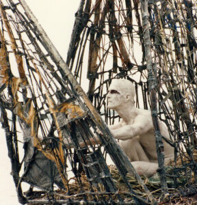 Performance Waddenzee, Noorderpolderzijl (1995) - foto Henk Reitsema