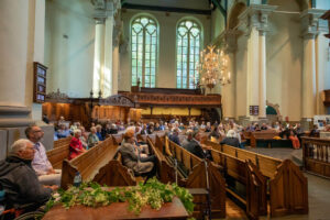 Ontvangst in de Nieuwe Kerk, Groningen (foto Bjorn Eerkes - BeMedia)