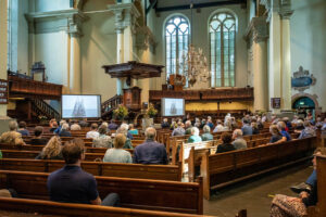 Ontvangst in de Nieuwe Kerk, Groningen (foto Bjorn Eerkes - BeMedia)